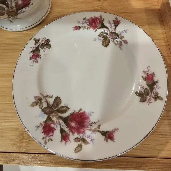 Not for sale Vintage 50s/60s Meiko Tea Rose Floral Tea Set - Picture 12 of 16